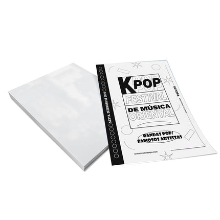 Panfletos, Flyers E Folhetos - Apergaminhado 75G