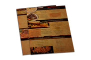 Cardápios Descartáveis Kraft 250G 210X300Mm