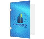 Pastas Couchê 250G  Orelha Lam Holográfica Frente