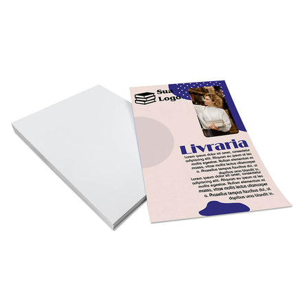 Panfletos, Flyers E Folhetos Couchê 90G Sem Verniz