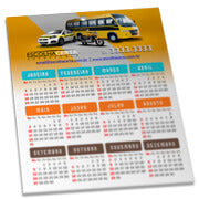 Calendários E Folhinhas 2025 Folhinha De Parede  Supremo 255G Verniz Total Frente