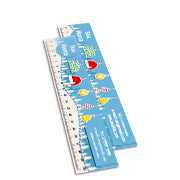 Réguas Pvc 0,30Mm Pvc Transparente Retangular 20Cm  4X0