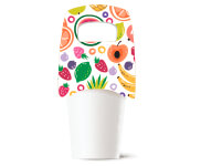 Suporte De Copos Pvc 0,50Mm Premium Branco Com 01 Und