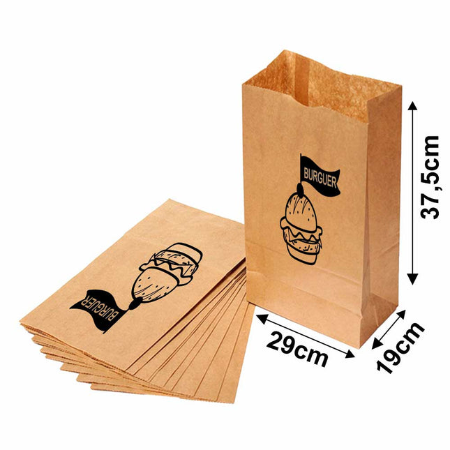 Sacolas E Sacos Saco Para Delivery  1X0 Tamanho Gg 290X375Mm - 1X0 - 1000Unid - Sck02C1000 - Sck02C1000 - Sck02C1000