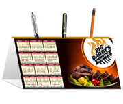 Calendários E Folhinhas 2025 Calendário De Mesa Porta Canetas Horizontal Couchê 300G  Verniz Uv Total Frente  4X0