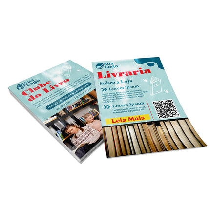 Panfletos, Flyers E Folhetos Couchê 150G Verniz Uv Total Frente E Verso