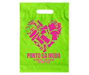 Sacolas   Plásticas Boca Vazada 250X350Mm 1X0 - Verde