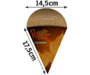 Embalagens Para Delivery Kraft 250G Batata Frita