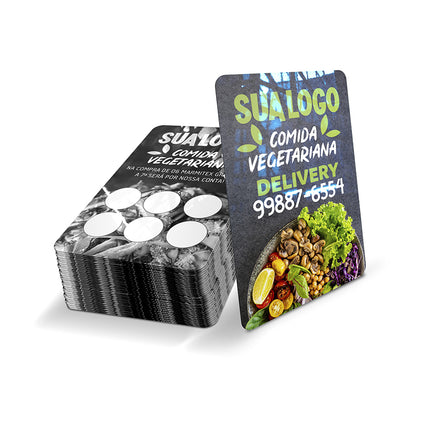 Cartões Fidelidade  Plástico Compacto 75G