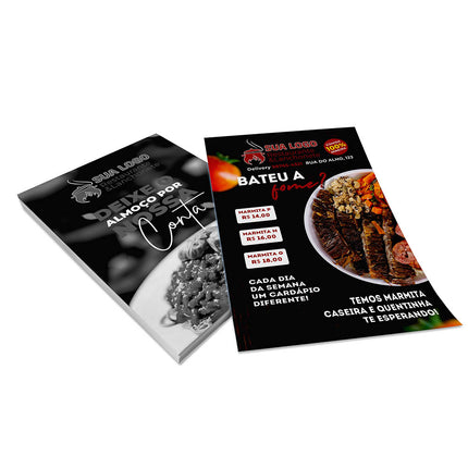 Panfletos, Flyers E Folhetos Couchê 150G Sem Verniz