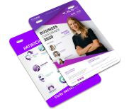 Credencial Couche 300G Com Cordão 100X148Mm