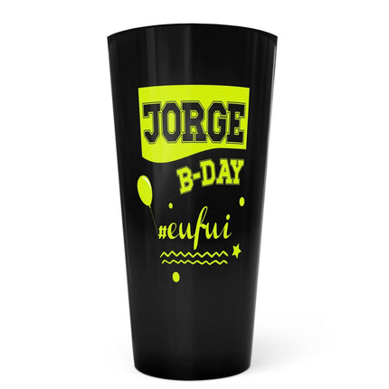 Copos Ecológicos 550Ml  Preto  1X1