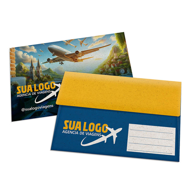 Envelopes Personalizados Reciclato 90G Comercial 167X105Mm  4X0