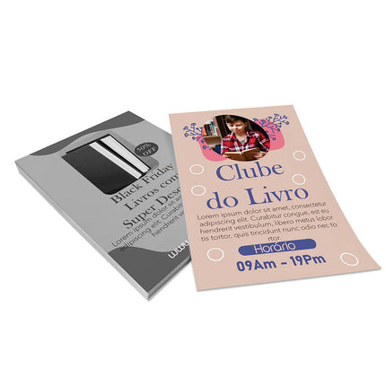 Panfletos, Flyers E Folhetos Couchê 70G Sem Verniz