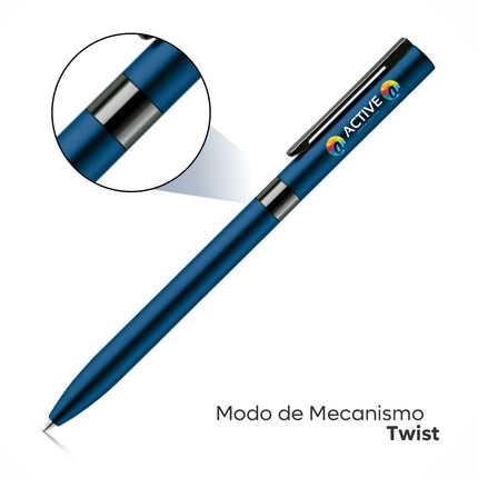 Canetas  Linha Premium Clare Azul