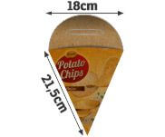 Embalagens Para Delivery Kraft 250G Batata Frita