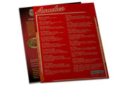 Cardápios Descartáveis Kraft 250G 300X420Mm