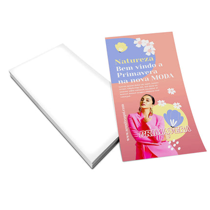 Panfletos, Flyers E Folhetos Couchê 115G Sem Verniz