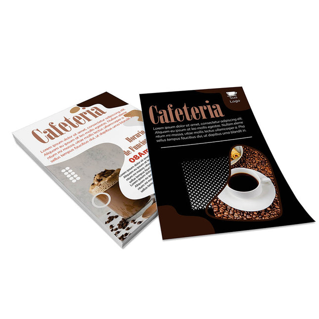 Panfletos, Flyers E Folhetos Couchê 70G Sem Verniz