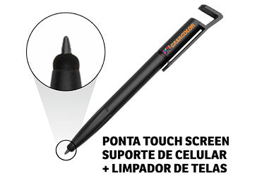 Canetas  Plásticas Multifunção Suporte De Celular