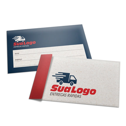 Envelopes Personalizados Reciclato 90G Aba Lateral 230X110Mm  4X0