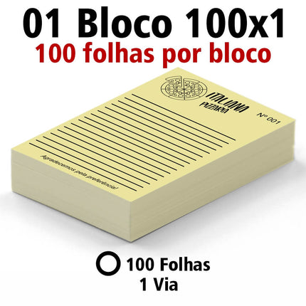 Blocos E Talões  100 Folhas  Ap 75G  100X1