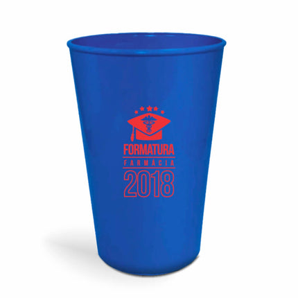 Copo Twister 600Ml  Leitoso Azul  1X0