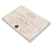 Certificados 420X300Mm Reciclato 250G Sem Verniz  4X0