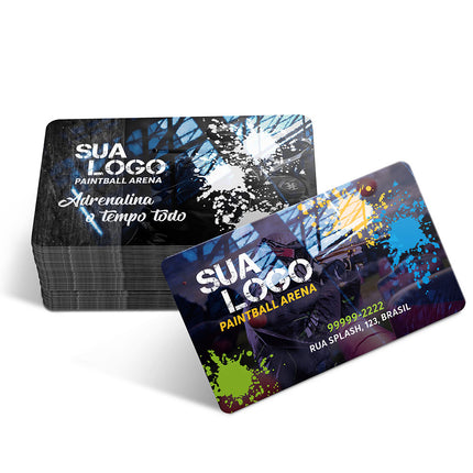 Cartões Fidelidade  Plástico Compacto 50G