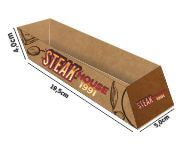 Embalagens Para Delivery Kraft 250G Hot Dog E Baguete
