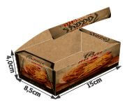 Embalagens Para Delivery Kraft 250G Massas Pequena  4X0