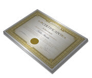 Certificados 420X300Mm Silver Lux 300G Sem Verniz  4X0
