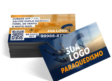 Cartões De Visita Couchê 300G Verniz Uv Total Frente E Verso  4X4