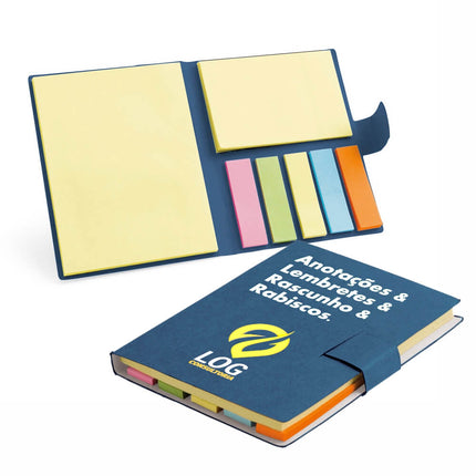 Bloco De Post It Azul 105X80Mm  4X0