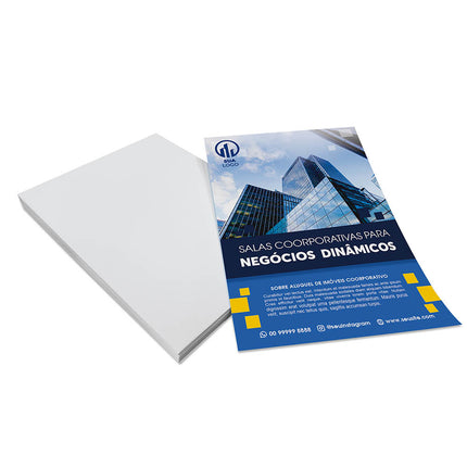 Panfletos, Flyers E Folhetos Couchê 90G Sem Verniz