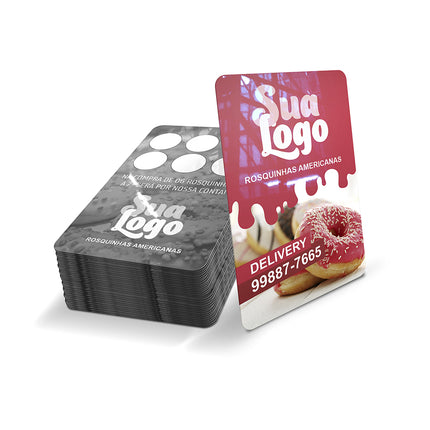 Cartões Fidelidade  Plástico Compacto 75G