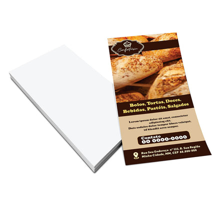 Panfletos, Flyers E Folhetos - Apergaminhado 180G