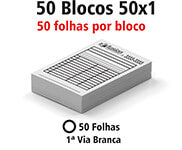 Blocos E Talões  50 Folhas  Ap 75G 50X1