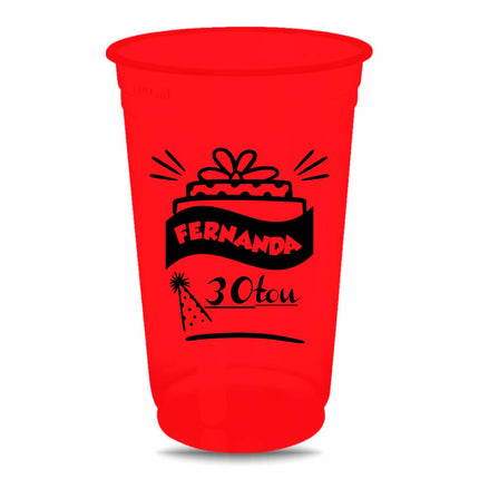 Copos Descartáveis  500Ml   Fosco  1X1