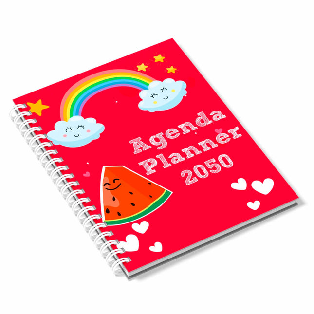 Agenda 2025 Miolo Colorido Couchê 150G Paraná 2Mm Sem Verniz  4X0