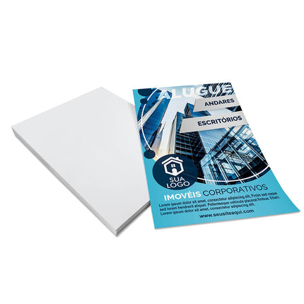 Panfletos, Flyers E Folhetos Couchê 150G Sem Verniz 300X400Mm