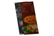 Cardápios Descartáveis Kraft 250G 105X300Mm