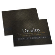 Convites Básico Silver Lux 300G Sem Laminação E Sem Verniz