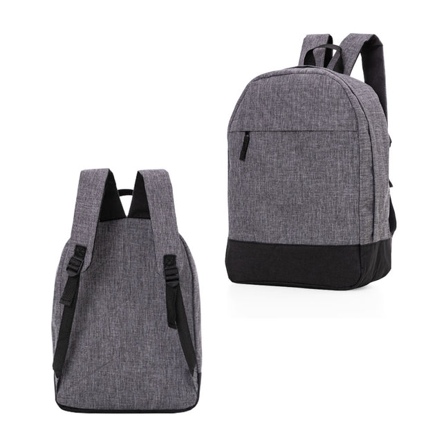 Mochila de Poliéster - Cinza Escuro - 16L